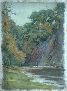 Bolton Abbey (olej na nenataženém plátně)